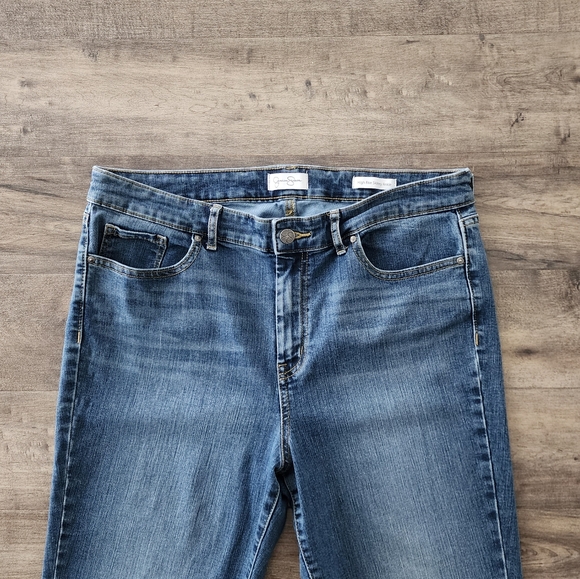 Jessica Simpson High Rise Skinny Ankle Blue Jeans Women's Size 14 - Picture 3 of 15